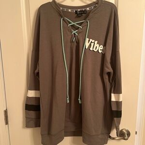 Miss Chievous Vibes long sleeve shirt.  1XL